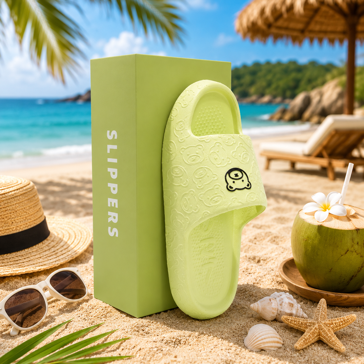 Women’s Non Slip Beach Slippers  Soft Summer Holiday Indoor & Outdoor Sandals