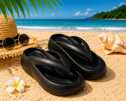 Summer Beach Fashion Thick Sole Flip Flops Women