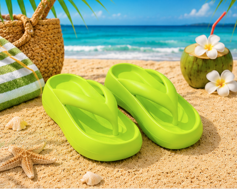 Summer Beach Fashion Thick Sole Flip Flops Women