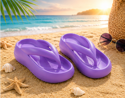 Summer Beach Fashion Thick Sole Flip Flops Women