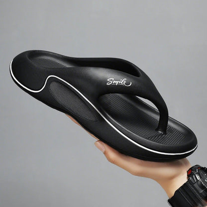Summer 2026 Flip-Flops for Men Thick Sole Beach Slippers