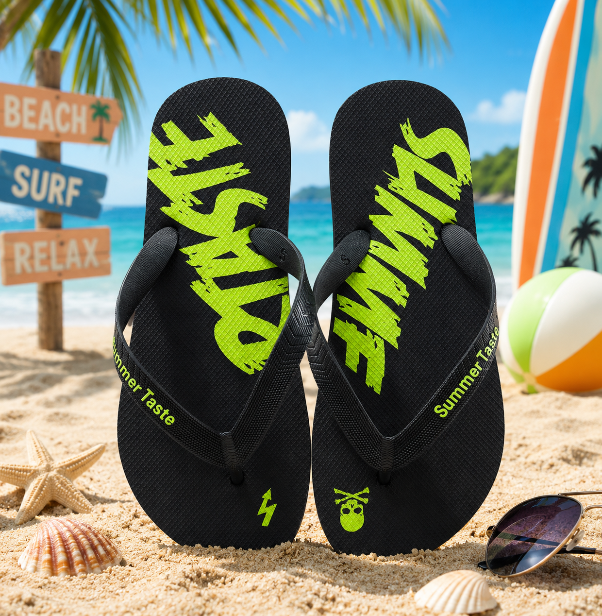 Men’s Summer Flip-Flops Soft Sole Non-Slip Beach Sandals