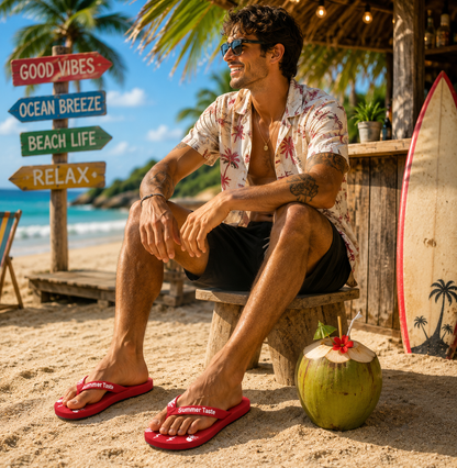 Men’s Summer Flip-Flops Soft Sole Non-Slip Beach Sandals